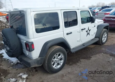 2021 Jeep Wrangler Unlimited Islander 4X4 z USA, uszkodzony, nr VIN 1C4HJXDN4MW764631